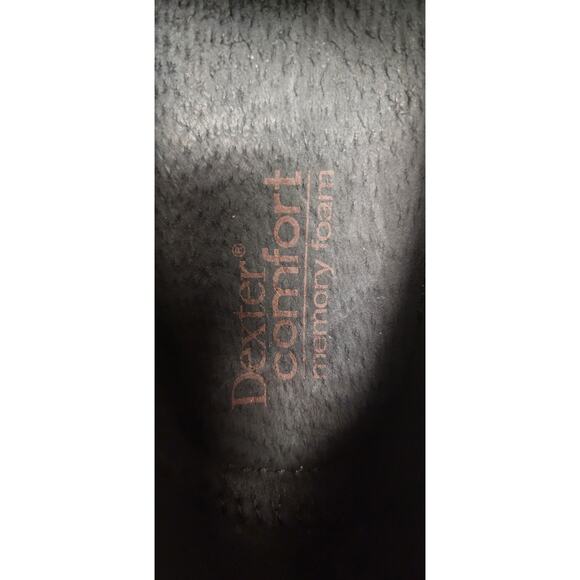 Dexflex Comfort Memory Foam Mens Leather Oxford Black Dress Shoes Size 14 - Picture 7 of 9